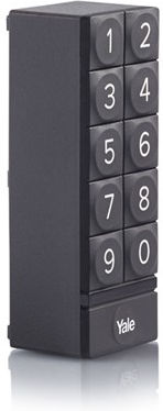 Yale Linus Fără fir Tastatură de control acces securitate în Negru Culoare Y05/301000/BL