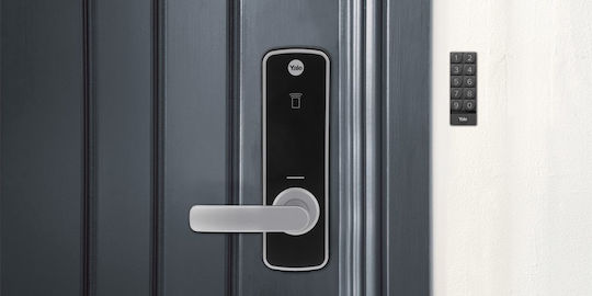 Yale Linus Fără fir Tastatură de control acces securitate în Negru Culoare Y05/301000/BL