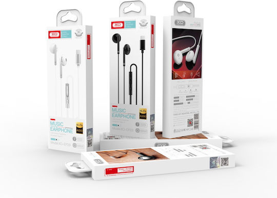 XO EP29 Earbuds Handsfree με Βύσμα USB-C Μαύρο