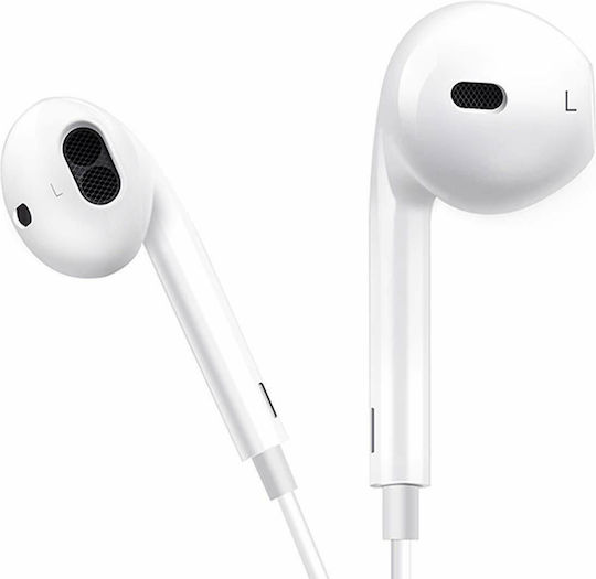 XO S31 Handsfree cu două căști cu mufă 3.5mm Alb