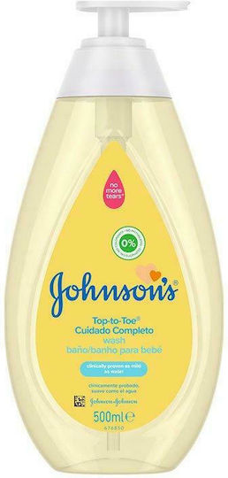 Johnson & Johnson 2 σε 1 Σαμπουάν & Αφρόλουτρο 500ml με Αντλία