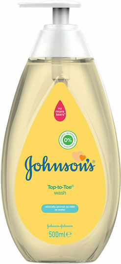 Johnson & Johnson 2 σε 1 Σαμπουάν & Αφρόλουτρο 500ml με Αντλία