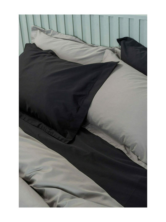 Palamaiki Sheet Super-Double 240x270cm. Luxe Sateen Black