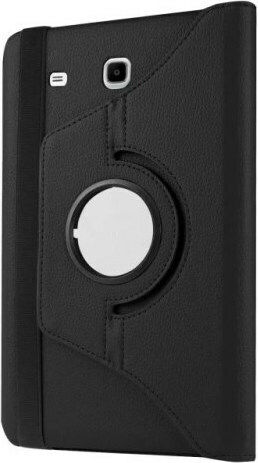Rotating Flip Cover Περιστρεφόμενη Μαύρη (Galaxy Tab E 9.6)