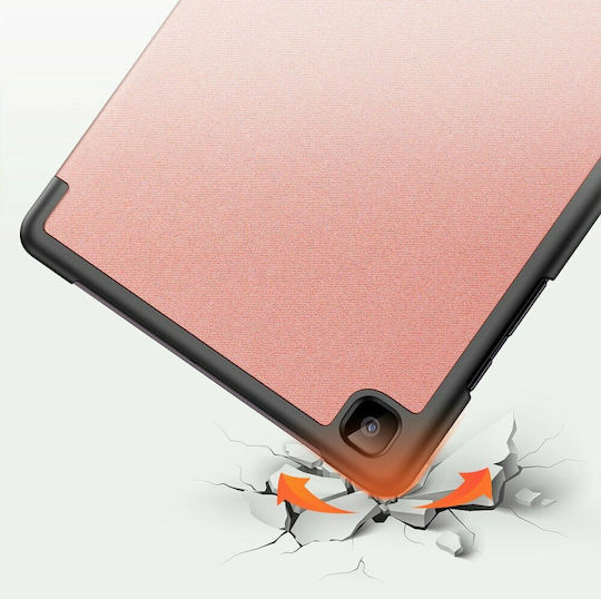Tech-Protect Smartcase Flip Cover Ροζ Χρυσή (Galaxy Tab A7 Lite)