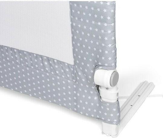 Interbaby Stars Foldable Bed Rail Guard Simple Placement made of Fabric in Gray Color 90x70cm 1pcs