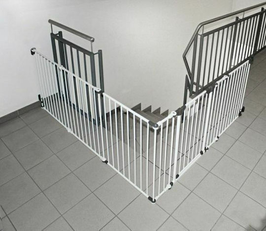 Reer Safety Gate Extensions with Screws, βιδωτό, βιδωτο made of Metal in White Color 60εκ. 1pcs