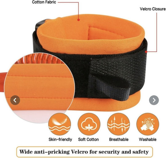 Queen Mother Anti Lost Stroller Protector made of Fabric in Orange Color 1pcs