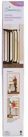 Dreambaby Chelsea Safety Gate Extensions made of Metal in Black Color 9εκ. 1pcs