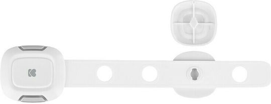 Kikka Boo Cabinet & Drawer Lock with Sticker made of Plastic in White Color 4.2εκ. 1pcs