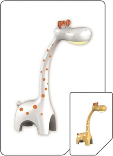 Com LED Kinder Schreibtischlampe Berührung Giraffe Weiß 9x16x40εκ.