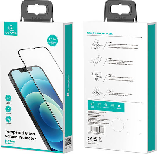 Usams US-BH787 0.33mm Tempered Glass (iPhone 14 Plus / 13 Pro Max)