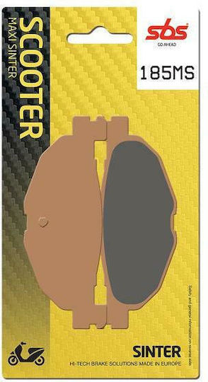 SBS Motorcycle Brake Pads Rear Yamaha T-Max 500 IE 04-11 and YP 400 Majesty 04-11 for Yamaha T-Max 500 and YP 400 Majesty