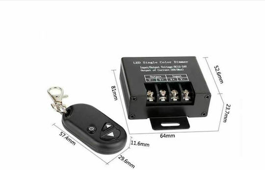Evivak Drahtlos Dimmer mit Fernbedienung 850201
