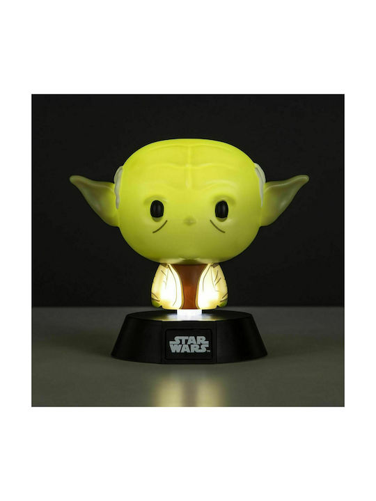 Paladone Kids Decorative Lamp Star Wars Yoda Green 10εκ.