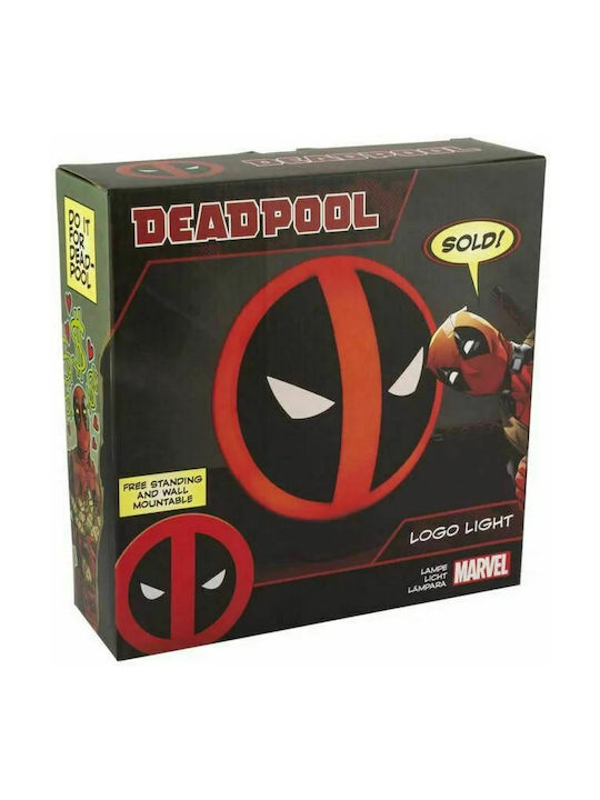 Paladone Lampă decorativă pentru copii Deadpool Roșu