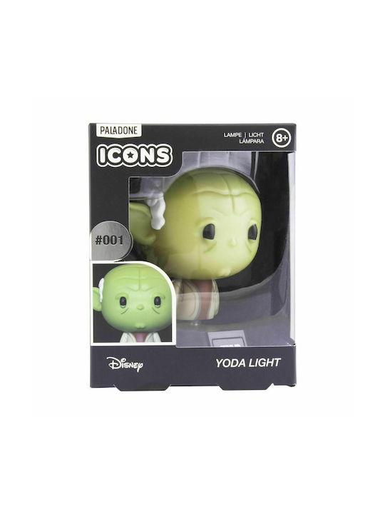 Paladone Kids Decorative Lamp Star Wars Yoda Green 10εκ.