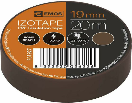 Emos Μονωτική Ταινία 19mm x 20m Maro