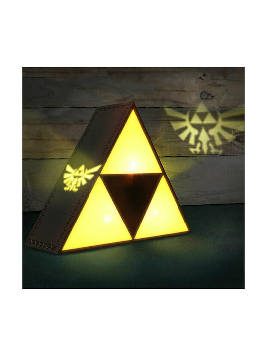Paladone Kids Decorative Lamp The Legend of Zelda Triforce Yellow