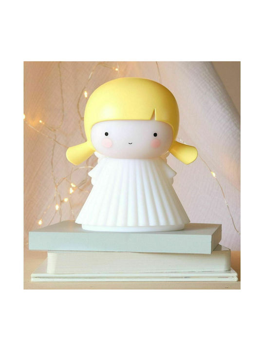A Little Lovely Company Led Παιδικό Διακοσμητικό Φωτιστικό Angel Λευκό