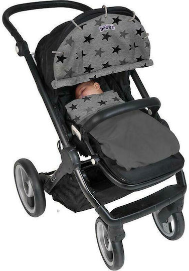 Dooky Sunshade Stroller Gray Stars