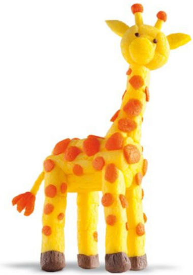 Playmais Kinderhandwerk Konstruktionsspiel mit Schwämmen Giraffe für Kinder 3++ Jahre