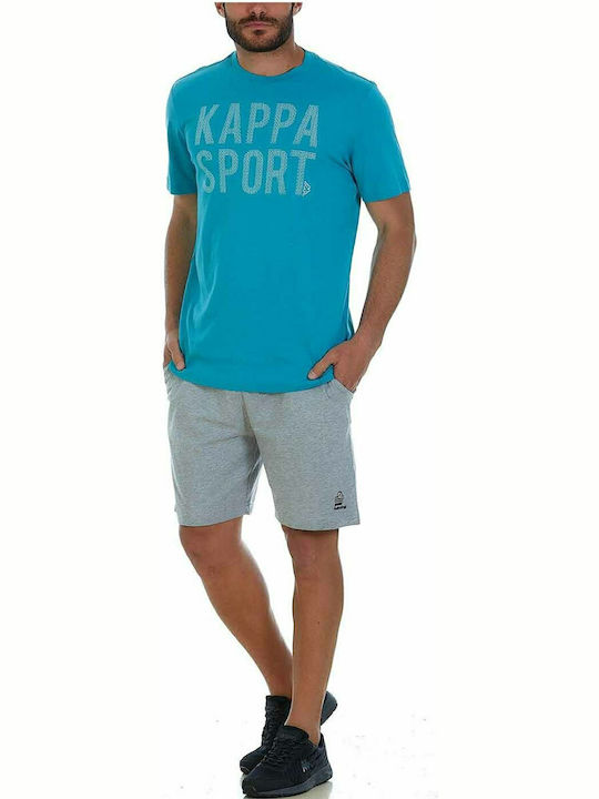 Kappa Herren T-Shirt Kurzarm Hellblau