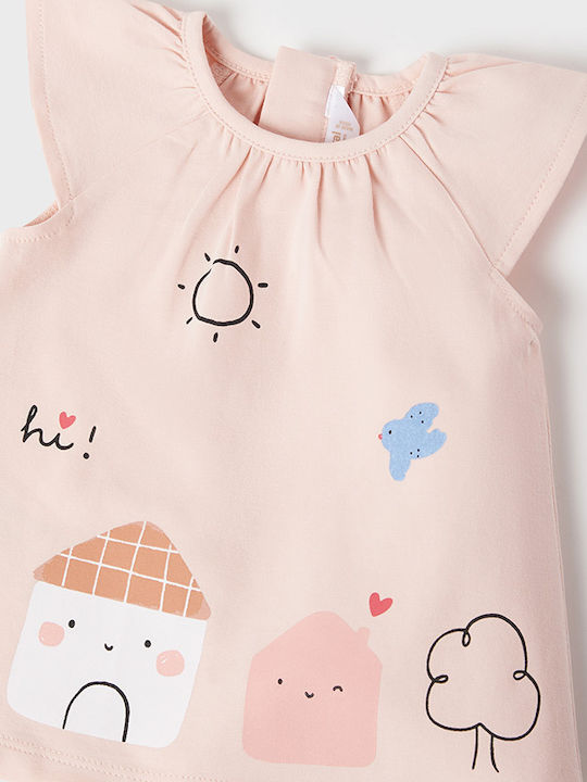 Kinderkleid Kurzärmelig Rosa