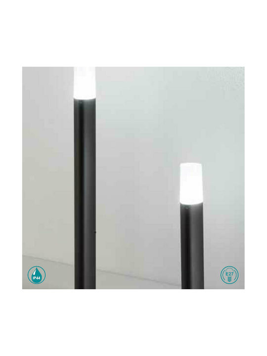 Ondaluce Pou Outdoor Floor Lamp Small Post 15W IP44 for E27 Socket Black