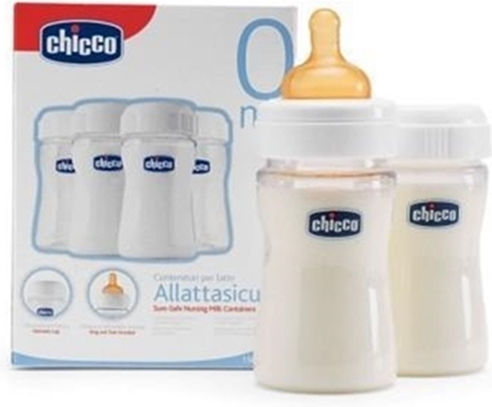 Chicco Multi-Use Milk Containers Πλενόμενα Δοχεία Αποθήκευσης Μητρικού Γάλακτος 150ml 4τμχ