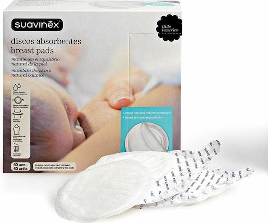 Suavinex Breastfeeding Accessories Breast Pads 60 Pieces