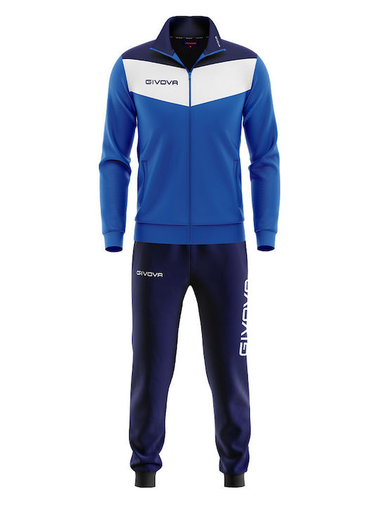 Givova Tuta Campo Sweat Set Blue