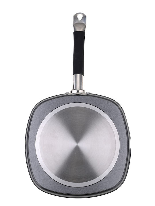 MasterPro Home Grill Pan made of Aluminum with Stone Coating 28cm