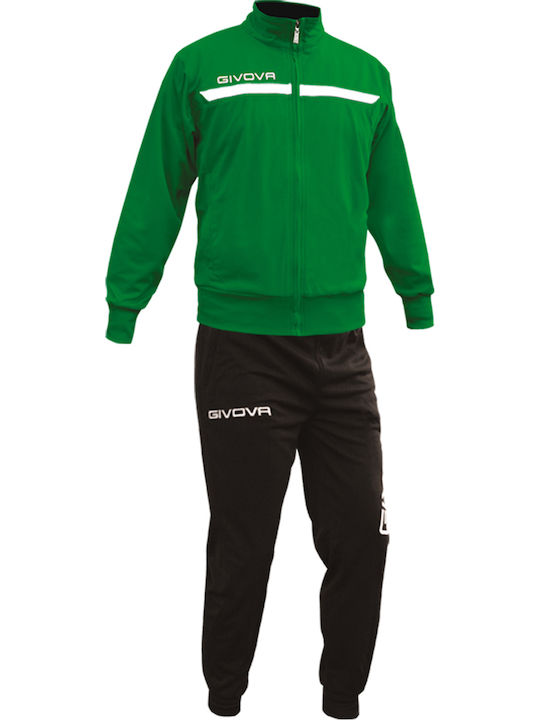One Σετ Φόρμας Γυαλιστερό με Λάστιχο Green / Black