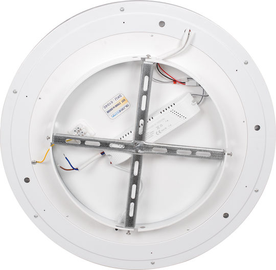 GloboStar Melina Deckenleuchte 48cm Schwarz mit Integrierter LED und Fernbedienung