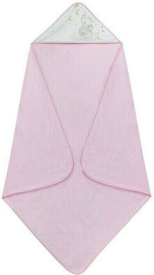 Interbaby Baby-Badetuch mit Kapuzen 100x100cm