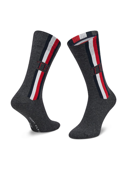 Tommy Hilfiger Iconic Чорапи с Дизайн сив меланж 2Пакет