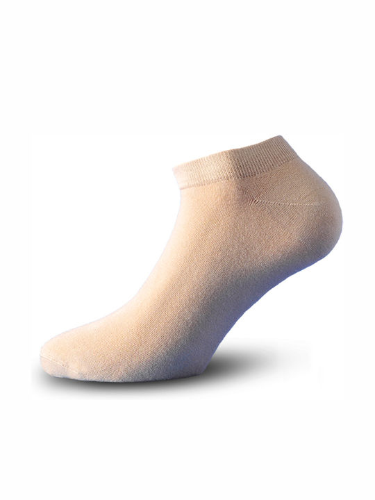Walk Men's Solid Color Socks Beige