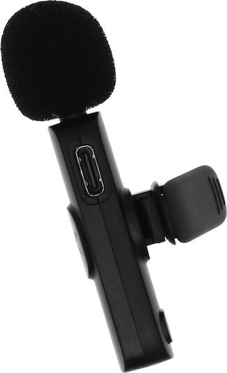 V30 Wireless Condenser (Small Diaphragm) Microphone Πέτου, Clip On Journalistic USB-C