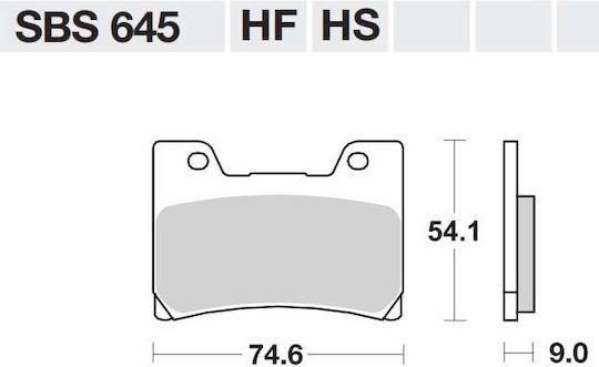SBS Motorcycle Brake Pads Front Yamaha TDM 850 V-MAX 1200 for Yamaha TDM 850 V-MAX