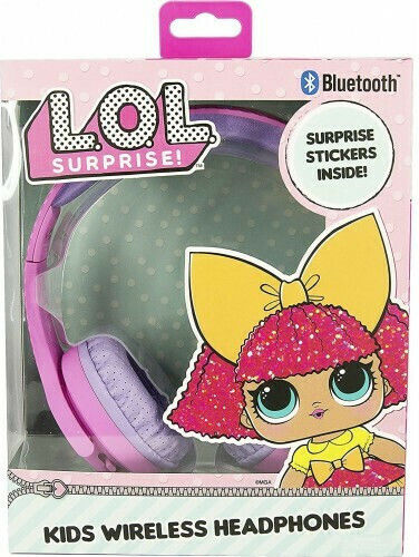 OTL Teen L.O.L. Surprise! Безжични Bluetooth Детски На ухото Слушалки с 30 часа Работа Розов