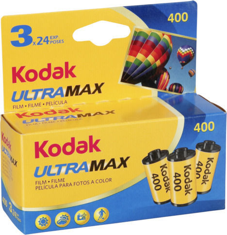 Kodak Color Negative UltraMax 400 Ρολό Φιλμ 35mm (3x24 Exposures)