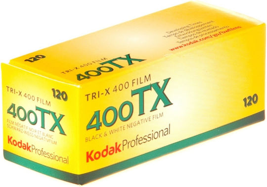 Kodak B&W Negative Tri-X 400 Roll Film 120 (5x16 Exposures)