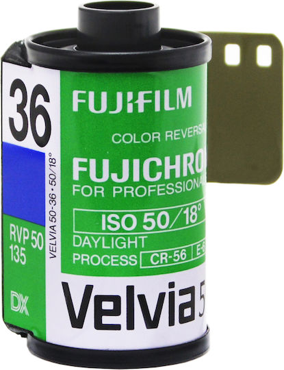 Fujifilm Slide/Transparency Fujichrome Velvia 50 Ρολό Φιλμ 35mm (36 Exposures)