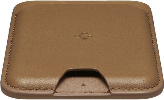 Spigen MagSafe Θήκη Καρτών Valentinus σε Καφέ χρώμα