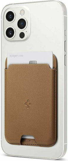 Spigen MagSafe Θήκη Καρτών Valentinus σε Καφέ χρώμα