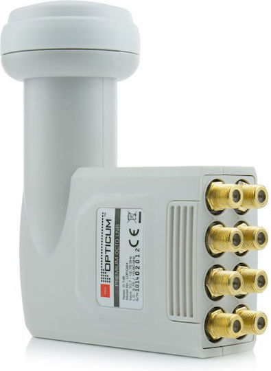 Opticum Premium Octo Linear Premium LNB Octo (8 Ieșiri) cu Limită de Zgomot Redus 0.1dB