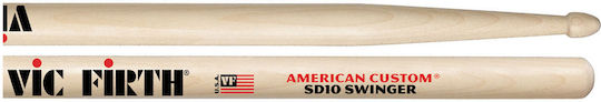 Vic Firth Maple Μπαγκέτες Ντραμς American Custom Swinger με Σχήμα Μύτης Drop