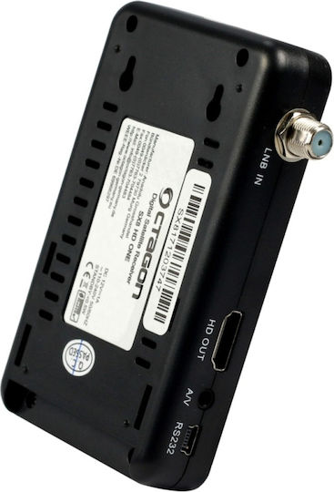 Octagon Δορυφορικός Αποκωδικοποιητής SX8 HD One Magic Full HD (1080p) DVB-S2 με Λειτουργία Εγγραφής PVR σε Μαύρο Χρώμα