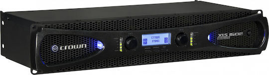 Crown Audio XLS-1502 PA Power Amplifier 2 Channels 525W/4Ω 300W/8Ω Black
